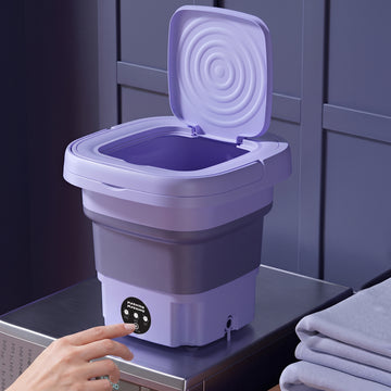 Mini Washing Machine Portable - Compact Small Load Laundry Washer for Home