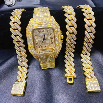 Luxury Watch Bracelet Necklace for Women & Men | Stainless Steel Fashion Jewelry | Elegant Chain Necklace Gift | UAE